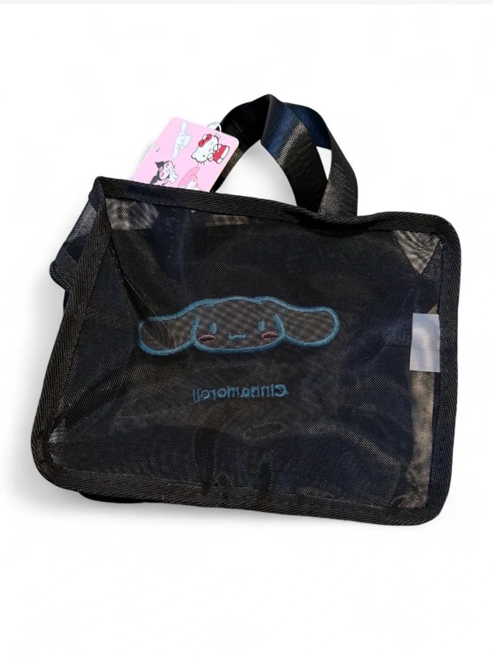 Licensed Sanrio Cinnamoroll Mesh Makeup bag